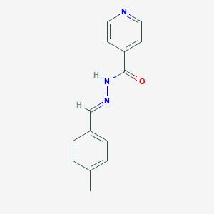 molecular formula C14H13N3O B092023 4-Methylbenzaldehyde isonicotinoyl hydrazone CAS No. 40205-21-8