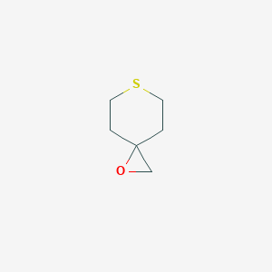 molecular formula C6H10OS B092038 1-Oxa-6-thiaspiro[2.5]octane CAS No. 185-73-9