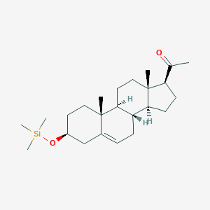 molecular formula C24H40O2Si B092054 Pregn-5-en-20-one, 3beta-(trimethylsiloxy)- CAS No. 18919-58-9