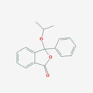 molecular formula C17H16O3 B092055 3-Isopropoxy-3-phenyl-2-benzofuran-1(3h)-one CAS No. 15222-33-0