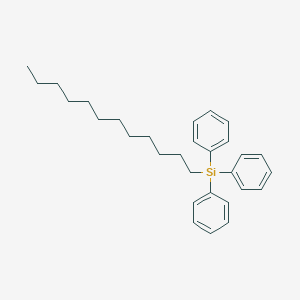 molecular formula C30H40Si B092056 Triphenyldodecylsilane CAS No. 18758-63-9