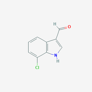 molecular formula C9H6ClNO B092057 7-chloro-1H-indole-3-carbaldehyde CAS No. 1008-07-7