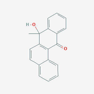 molecular formula C19H14O2 B092062 Benz[a]anthracen-12(7H)-one, 7-hydroxy-7-methyl- CAS No. 17513-43-8