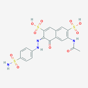 molecular formula C18H16N4O10S3 B092069 Neoprontosil CAS No. 132-38-7
