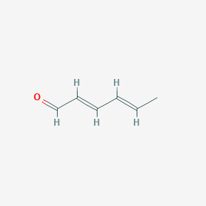 molecular formula C6H8O B092074 2,4-Hexadienal CAS No. 142-83-6
