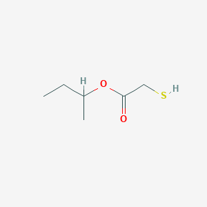 molecular formula C6H12O2S B092075 Butan-2-yl 2-sulfanylacetate CAS No. 16849-96-0