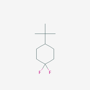 molecular formula C10H18F2 B092076 4-Tert-butyl-1,1-difluorocyclohexane CAS No. 19422-34-5