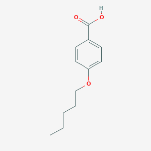molecular formula C12H16O3 B092077 4-Pentyloxybenzoic acid CAS No. 15872-41-0