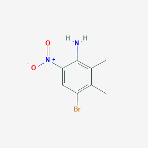molecular formula C8H9BrN2O2 B009208 4-Bromo-2,3-dimethyl-6-nitroaniline CAS No. 108485-13-8