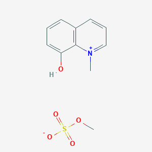 molecular formula C11H13NO5S B092089 8-Hydroxy-1-methylquinolinium methyl sulfate CAS No. 19104-24-6