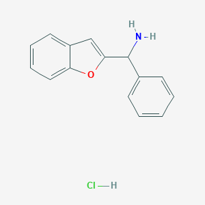 1-(1-Benzofuran-2-yl)-1-phenylmethanamine hydrochloride