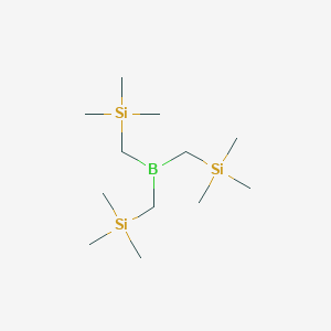 molecular formula C12H33BSi3 B092102 Tris(trimethylsilylmethyl)borane CAS No. 18077-26-4