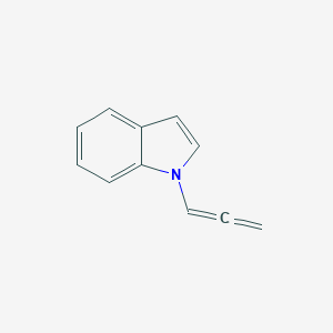 molecular formula C11H9N B092109 1-(1-Indolyl)propa-1,2-diene CAS No. 18998-55-5
