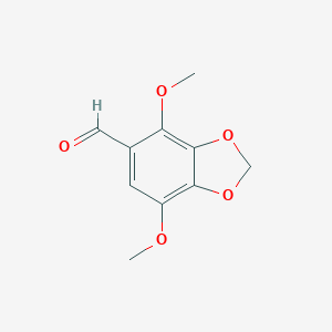 molecular formula C10H10O5 B092112 4,7-Dimethoxy-1,3-benzodioxole-5-carbaldehyde CAS No. 17055-09-3