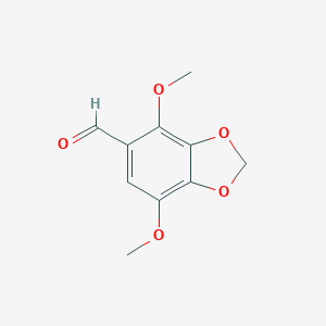 1,3-Benzodioxole-5-carboxaldehyde, 4,7-dimethoxy-