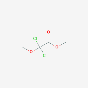 molecular formula C4H6Cl2O3 B092114 Methyl 2,2-dichloro-2-methoxyacetate CAS No. 17640-25-4