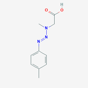 2-[Methyl-[(4-methylphenyl)diazenyl]amino]acetic acid