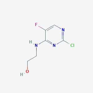 2-[(2-Chloro-5-fluoropyrimidin-4-yl)amino]ethanol