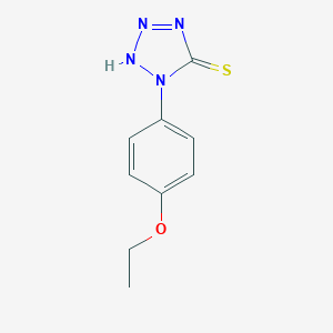 molecular formula C9H10N4OS B092124 1-(4-乙氧基苯基)-5-巯基-1H-四唑 CAS No. 15182-68-0