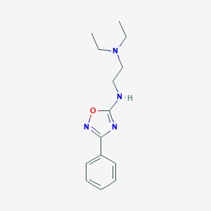 molecular formula C14H20N4O B092125 N,N-Diethyl-N'-(3-phenyl-1,2,4-oxadiazol-5-yl)ethylenediamine CAS No. 18991-15-6