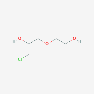 molecular formula C5H11ClO3 B092129 1-Chloro-3-(2-hydroxyethoxy)propan-2-ol CAS No. 18371-74-9