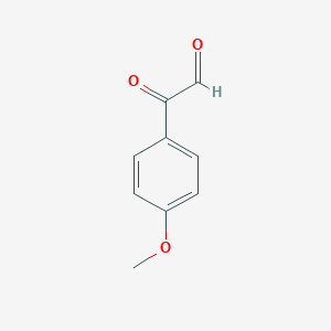 molecular formula C9H8O3 B092130 2-(4-Methoxyphenyl)-2-oxoacetaldehyde CAS No. 1076-95-5