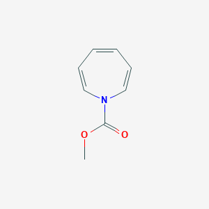 molecular formula C8H9NO2 B092133 1H-Azepine-1-carboxylic acid methyl ester CAS No. 17870-94-9