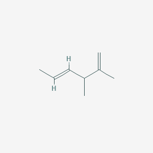 molecular formula C8H14 B092135 (4E)-2,3-dimethylhexa-1,4-diene CAS No. 18669-52-8