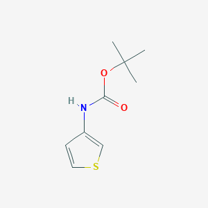molecular formula C9H13NO2S B092140 tert-Butyl thiophen-3-ylcarbamate CAS No. 19228-91-2