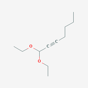molecular formula C11H20O2 B092149 2-Heptyn-1-al-diethyl acetal CAS No. 18232-30-9