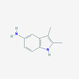 molecular formula C10H12N2 B092157 2,3-Dimethyl-1H-indol-5-ylamine CAS No. 16712-58-6