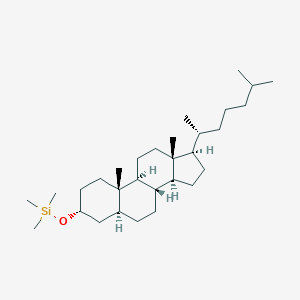 molecular formula C30H56OSi B092177 5alpha-Cholestane, 3alpha-(trimethylsiloxy)- CAS No. 18880-50-7