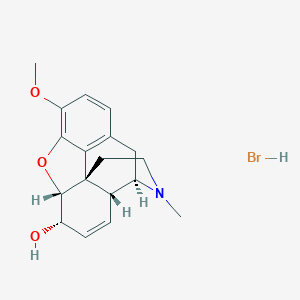 molecular formula C18H22BrNO3 B092186 Codeine hydrobromide CAS No. 125-25-7