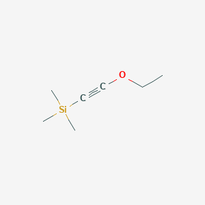 molecular formula C7H14OSi B092187 Silane, (ethoxyethynyl)trimethyl- CAS No. 1000-62-0