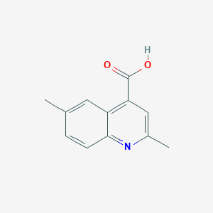 molecular formula C12H11NO2 B009219 2,6-Dimethylquinoline-4-carboxylic acid CAS No. 104175-33-9