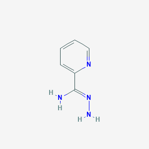 molecular formula C6H8N4 B092192 Pyridine-2-carboximidohydrazide CAS No. 1005-02-3