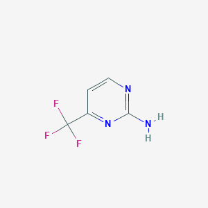 molecular formula C5H4F3N3 B092195 2-Amino-4-(trifluoromethyl)pyrimidine CAS No. 16075-42-6