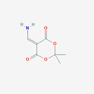 molecular formula C7H9NO4 B092203 5-(Aminomethylene)-2,2-dimethyl-1,3-dioxane-4,6-dione CAS No. 15568-88-4