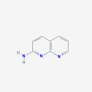 molecular formula C8H7N3 B092204 1,8-萘啶-2-胺 CAS No. 15992-83-3