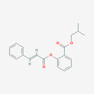 molecular formula C20H20O4 B092208 Isobutylsalicyl cinnamate CAS No. 17140-04-4