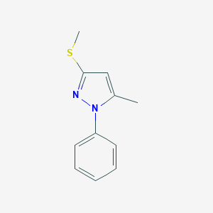 5-Methyl-3-(methylsulfanyl)-1-phenyl-1H-pyrazole