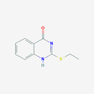 molecular formula C10H10N2OS B092240 4(3H)-Quinazolinone, 2-(ethylthio)- CAS No. 16802-73-6