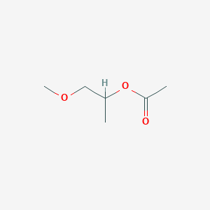 molecular formula C6H12O3<br>CH3CH(OCOCH3)CH2OCH3<br>C6H12O3 B092247 1-Methoxy-2-propyl acetate CAS No. 108-65-6