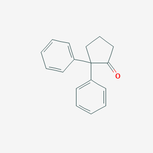 molecular formula C17H16O B092254 2,2-二苯基环戊酮 CAS No. 15324-42-2
