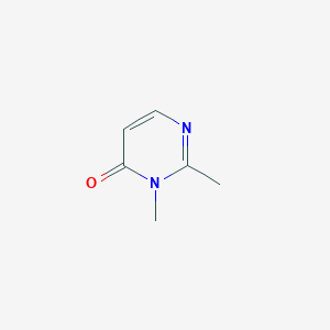 molecular formula C6H8N2O B092262 2,3-dimethylpyrimidin-4-one CAS No. 17758-38-2