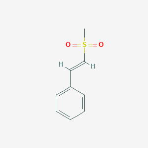 molecular formula C9H10O2S B092273 Sulfone, methyl styryl CAS No. 15436-11-0