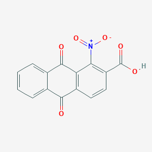 molecular formula C15H7NO6 B092283 1-Nitro-2-carboxyanthraquinone CAS No. 128-67-6