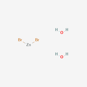 molecular formula Br2H4O2Zn B092294 Dibromozinc;dihydrate CAS No. 18921-13-6