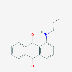 molecular formula C18H17NO2 B092295 1-(Butylamino)anthraquinone CAS No. 129-45-3