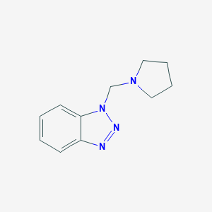 molecular formula C11H14N4 B092309 1-(Pyrrolidin-1-ylmethyl)benzotriazole CAS No. 19213-23-1
